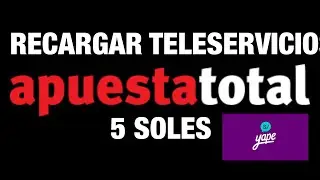 COMO RECARGAR en TELESERVICIOS  APUESTA TOTAL .