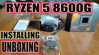 RYZEN 5 8600G Unboxing and Installing