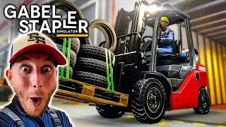 Ich kaufe ein GABELSTAPLER & transportiere Paletten #01 | Forklift, Gabelstapler Simulator