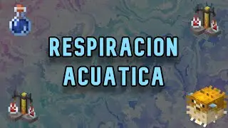 🤩COMO hacer POCION de RESPIRACION ACUATICA en MINECRAFT🤩