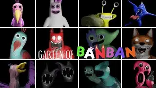 Garten Of Banban 1 - 7 - All Jumpscares