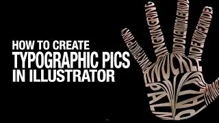 How to Create Typographic Pictures in Illustrator // Working with Type to Make Typographic Pictures