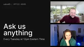 WeWeb Office Hours with Joyce & Flo, 2024-05-28T16:00:19Z