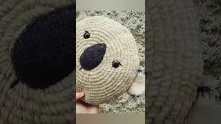 В'язана подушка Коала хендмейд подушка своими руками