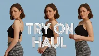 4K HD Transparent Lingerie Haul 👙 Beautiful Women's Bikini Try On 👘