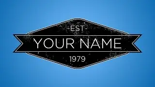 Design a Vintage Logo in Illustrator | Illustrator Tutorial