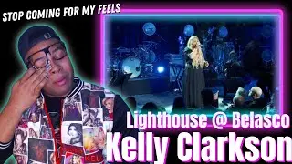 SINGER REACTS to Kelly Clarkson - Lighthouse (Live @ Belasco Theater) | REACTION