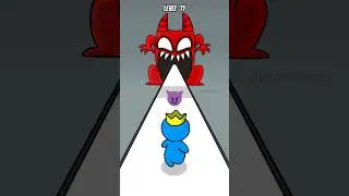 Save EVIL BANBAN Challenge😊BLUE runner game play Animation 