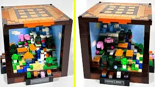 [ASMR] I'm Build LEGO Minecraft 21265 The Crafting Table Set| Beat Build