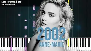 [Late-Intermediate] 2002 - ANNE-MARIE | Piano Tutorial