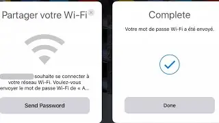 Comment partager un mot de passe wifi entre deux appareils?
