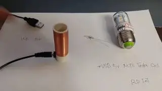 B189 - USB 5V Mini Tesla Coil Light Energy-Saving Lamp