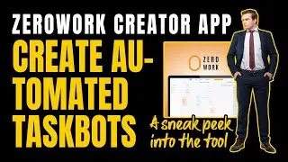 Say Goodbye to Repetitive Tasks with ZeroWork Creator App - A Sneak Peek Into the Tool 🌮AppSumo LTD