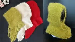 КАПОР С МАНИШКОЙ И ГОРЛЫШКОМ ! МАСТЕР-КЛАСС!