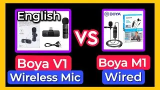 Best Mic For YouTube | Boya By-M1 | Boya Wireless Microphone | Boya M1 VS Wireless Mic