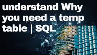 What is the difference in global temporary table and local temporary table