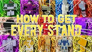 HOW TO GET EVERY STAND IN BIZARRE ADVENTURES - ROBLOX