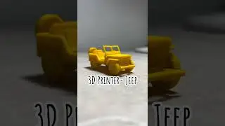 3D printer ile jeep bastım. #3dprinter #3dprinting #3dprint