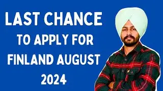FINLAND STUDY VISA | LAST CHANCE TO APPLY FOR FINLAND STUDY VISA | STUDY IN FINLAND | FINLAND VISA