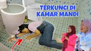 KASIAN | Chika Terkunci Di Kamar Mandi Sampe Ketiduran | CHIKAKU CHANNEL