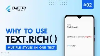 Text.rich in Flutter | Flutter Text.rich constructor