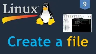 #9 - Linux for DevOps - Different ways to create a file | How to create a file on Linux