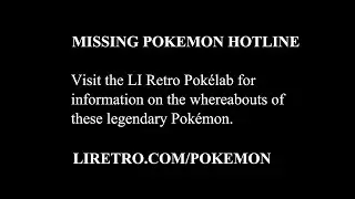 Get Legendary Pokémon at the LI Retro POKELAB