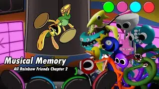 FNF Musical Memory but All Rainbow Friends Chapter 2 Vs Poppy Bunzo Bunny | Friday Night Funkin'