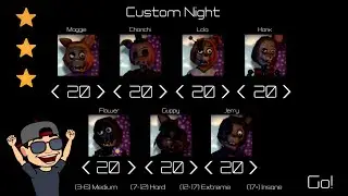 7/20 MODE! | FIVE NIGHTS AT MAGGIE'S 2 REBOOT | MODO 7/20 | CUSTOM NIGHT | FNAF FAN GAME 2023 |