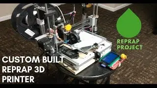 Reprap Designed from Scratch! Custom Built 3d Printer