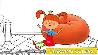 Coloring book - The Little Princess : Cartoons Part 3 - Educational Videos