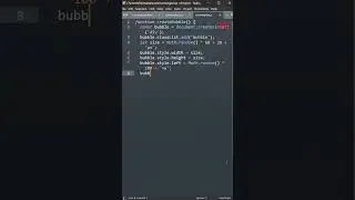 Floating Bubbles | HTML CSS JavaScript