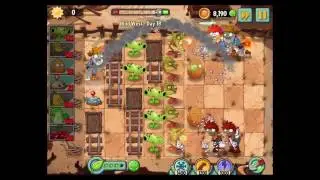 Plants vs. Zombies 2 - Wild West - Day 18 Walkthrough