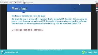 Cancelación de Factura CONTPAQi Factura Electrónica | CORPORATIVO SIE