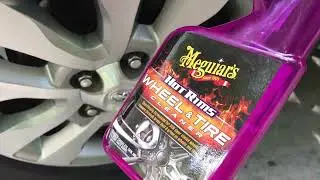 A Wheel & Tire Cleaner that actually works. It removes brake dust buildup and grime on your tires.