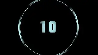 10 sec countdown timer ( v 465 ) circle timer with sound beep effects HD