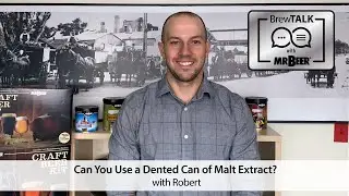 Can you use a dented can of malt extract?