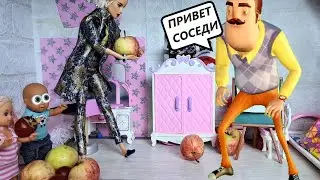 HELLO NEIGHBOR VS OUR GRANNY🤣🤣🤣 Who will win? Katya and Max funny family funny dolls Darinelka