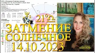ВАЖНО! Солнечное Затмение 14 октября 2023