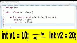 How to swap numbers in java ? | Java tutorial for beginners !