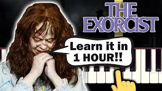 The Exorcist Theme - EASY Piano tutorial