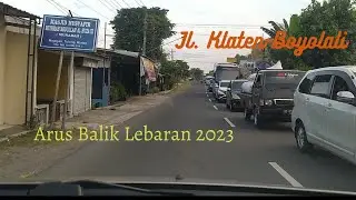 Pantauan Arus Balik H+4 Lebaran 2023 Jl.Klaten-Boyolali