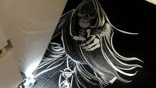 Machine embroidery for biker