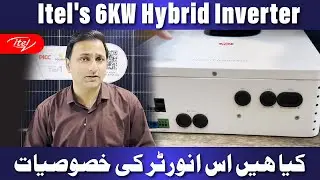 Unleash the power of the sun with Itel's 6KW Hybrid Inverter .