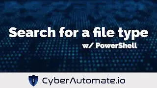 10. Search a file structure for a particular file type with PowerShell