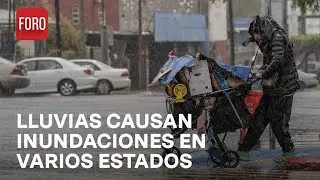 Lluvias causan inundaciones y granizo en varios estados de México - Las Noticias