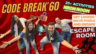 Escape Room Challenge😱| CodeBreak 60 | Mystery Rooms | Best Indoor Games Delhi |We Won Gold Medal🥇