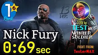 6* Rank-1 Nick Fury 69 sec [no-boost] Synergy: White magneto | Test in ROL #nickfury