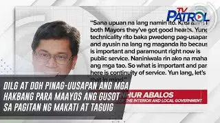 DILG at DOH pinag-uusapan ang mga hakbang para maayos ang gusot sa pagitan ng Makati at Taguig