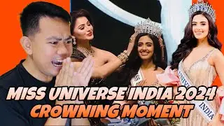 ATEBANG REACTION | MISS UNIVERSE INDIA 2024 Q&A AND CROWNING MOMENT#missuniverseindia2024